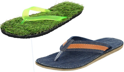 

Charan Slippers, Blue