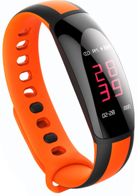 

Impression Calorie sports smart Bracelet With IP 67 Waterproof, (ORANGE) Fitness Tracker Colorful Screen Smart Bracelet with , blood pressure, sensor heart rate monitor(Orange Strap Free)
