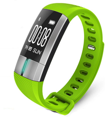 

Impression Smart Bracelet With IP 67 Waterproof, (Green) fitness tracker with ecg ppg, blood pressure, sensor heart rate monitor, Calorie sports(Green Strap, Size : Free)