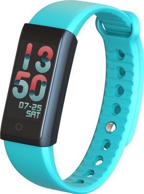

University Trendz UT_1X6S Fitness Tracker Colorful Screen Smart Bracelet with , blood pressure, sensor heart rate monitor, Calorie sports smart Bracelet With IP 67 Waterproof, Black(Blue Strap, Size : FREE)