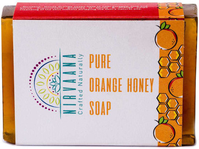 

Nirvaana Handmade Natural Orange Honey Soap(100 g)