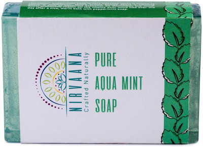 

Nirvaana Handmade Natural Aqua Mint Soap(100 g)