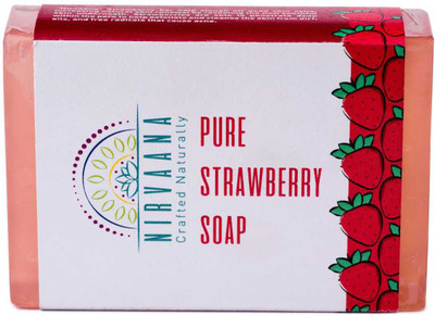 

Nirvaana Handmade Natural Strawberry Soap(100 g)