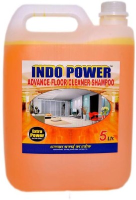 INDOPOWER ADVANCE FLOOR CLEANER SHAMPOO (LIME) 5ltr. Regular(5000 ml)
