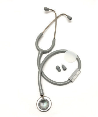 

IndoSurgicals Silvery Acoustic Stethoscope(Red)