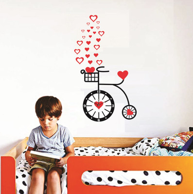 

SYGA  Wall Clock Sticker(Pack of 1, Multicolor