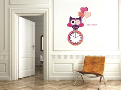 

SYGA  Wall Clock Sticker(Pack of 1, Multicolor