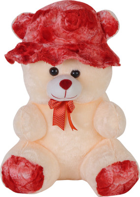 big teddy bear in red colour