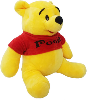 Toy Mela Pooh Soft Toy Winnie the Pooh Big Plush Toy Figure Imported Soft Toys +35 cms - 35 cm(White)