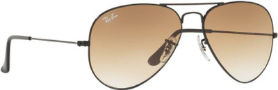 Ray-Ban Aviator Sunglasses(Brown)