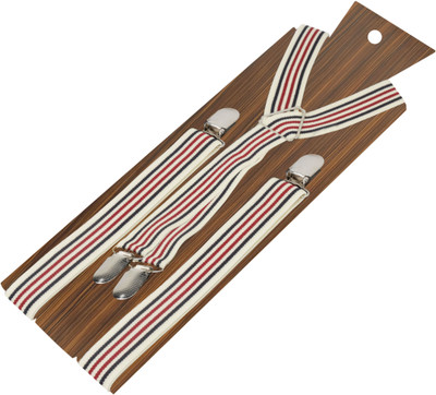 

Peluche X- Back Suspenders for Men, Boys(Beige, Red, Black)