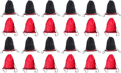 

Demoda Shoe Pouch(Red, Black), Black;red
