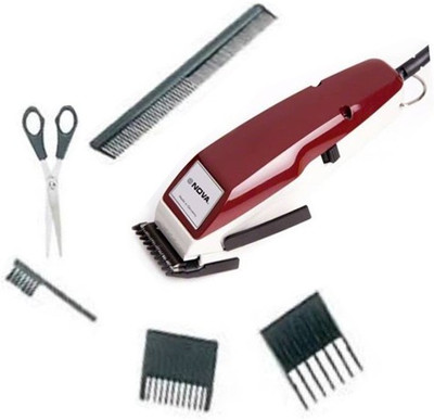 

Nova NHT 1004 Cordless Grooming Kit for Men(Red)