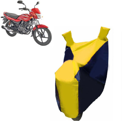 Autocraft Two Wheeler Cover for Bajaj(Platina, Yellow)