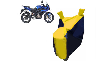 Auto Age Two Wheeler Cover for Bajaj(Pulsar AS 150, Yellow)