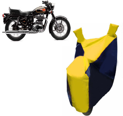 Auto Age Two Wheeler Cover for Royal Enfield(Classic 350, Yellow)