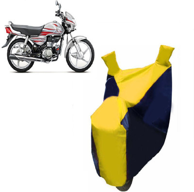 Auto Age Two Wheeler Cover for Hero(HF Deluxe, Yellow)