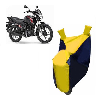 Auto Age Two Wheeler Cover for Suzuki(Sling Shot Plus, Yellow)