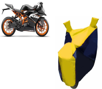 Auto Age Two Wheeler Cover for KTM(RC 200, Yellow)