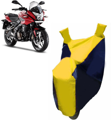 Auto Age Two Wheeler Cover for Bajaj(Pulsar, Yellow)