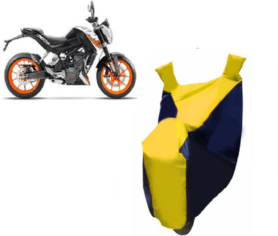 Autocraft Two Wheeler Cover for KTM(Duke 200, Yellow)