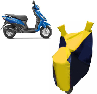 Auto Age Two Wheeler Cover for Suzuki(Let's, Yellow)