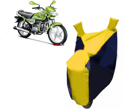 Auto Age Two Wheeler Cover for Hero(HF Deluxe, Yellow)