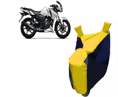 Auto Age Two Wheeler Cover for TVS(Apache RTR 160, Yellow)
