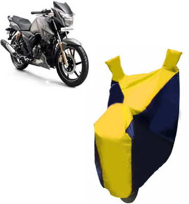 Auto Age Two Wheeler Cover for TVS(Apache RTR 180, Yellow)