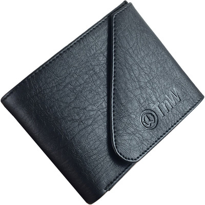 

TnW Men Tan Artificial Leather Wallet(3 Card Slots), Black