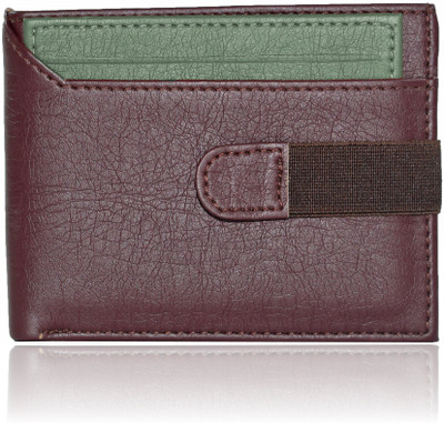 

Bizarre Kraftz Men Brown Artificial Leather Wallet(7 Card Slots), Brown-green