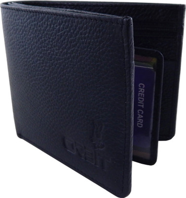

Orbit Men Black Genuine Leather Wallet(5 Card Slots)