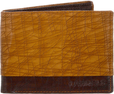 

Laurels Men Tan Artificial Leather Wallet(12 Card Slots)
