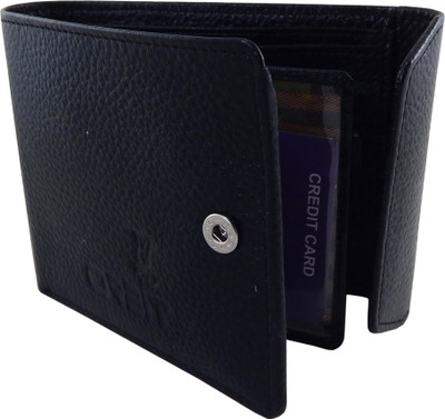 

Orbit Men Black Genuine Leather Wallet(8 Card Slots)
