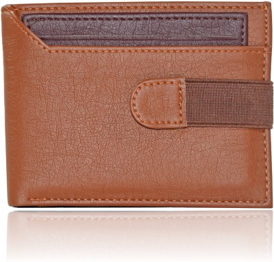 

ifrazon Men Tan Artificial Leather Wallet(7 Card Slots), Tan-brown