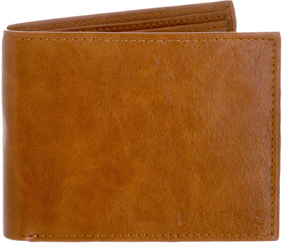 

Laurels Men Tan Genuine Leather Wallet(7 Card Slots)
