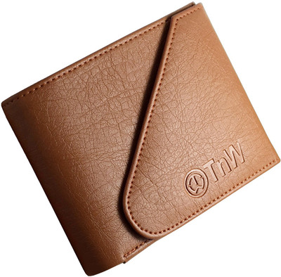 

TnW Men Tan Artificial Leather Wallet(3 Card Slots)