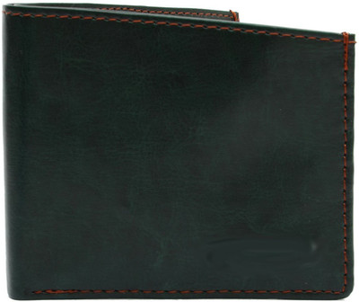 

Bagaholics Men Green Artificial Leather Wallet(6 Card Slots), Black