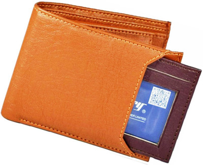 

Wenzest Men Tan, Brown Artificial Leather Wallet(5 Card Slots), Tanbrown
