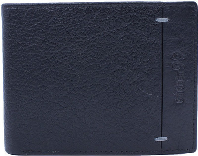 

Street 99 Men Black Genuine Leather Wallet(10 Card Slots)