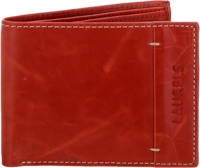 

Laurels Men Red Artificial Leather Wallet(8 Card Slots)