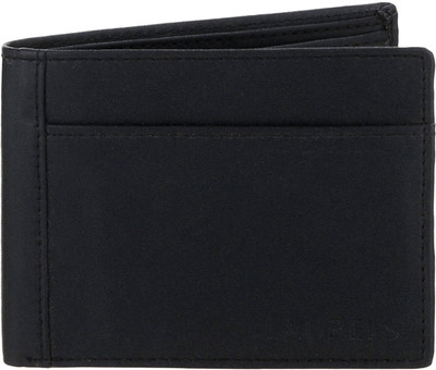 

Laurels Men Black Artificial Leather Wallet(8 Card Slots)