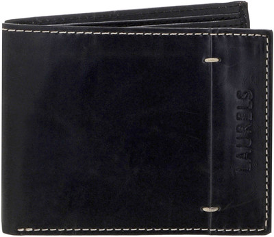 

Laurels Men Black Artificial Leather Wallet(8 Card Slots)