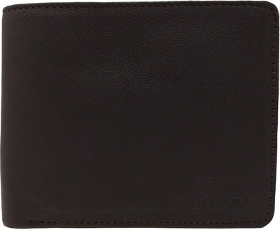 

Wildmount Men Black Genuine Leather Wallet(3 Card Slots)