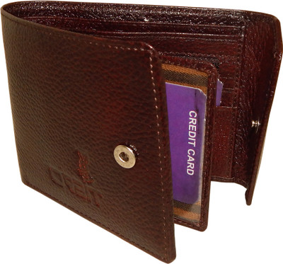 

Orbit Men Brown Genuine Leather Wallet(8 Card Slots)