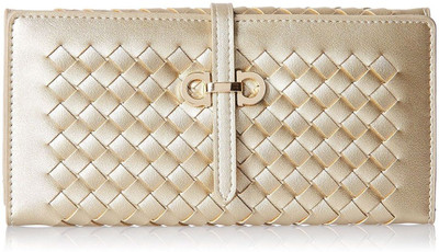 

Giordano Women Casual Gold Genuine Leather Wallet(4 Card Slots)