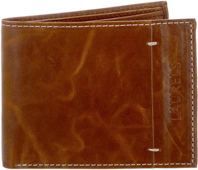 

Laurels Men Brown Artificial Leather Wallet(8 Card Slots)