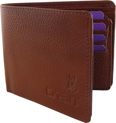 

Orbit Men Tan Genuine Leather Wallet(11 Card Slots)