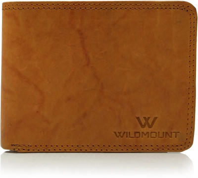 

Wildmount Men Tan Genuine Leather Wallet(3 Card Slots)