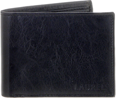 

Laurels Men Black Genuine Leather Wallet(7 Card Slots)